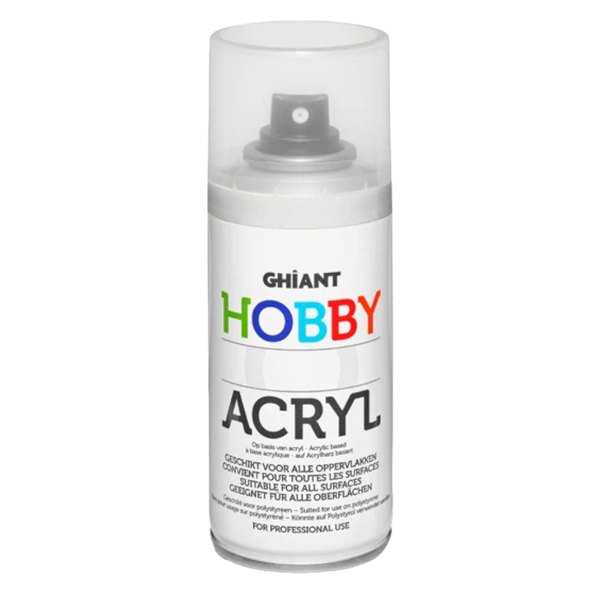 Culoare acrilica spray Hobby Acryl Ghiant - White - 150 ml