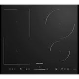 Plita incorporabila GRUNDIG GIEI 624470 PF, Inductie, 4 arzatoare, Touch control, Negru