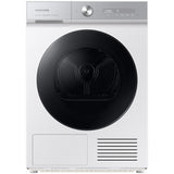 Uscator de rufe Bespoke Samsung DV90BB9445GHS7, Pompa de caldura, 9 kg, Clasa C, QuickDrive, AI Dry, SmartThings, Motor Digital inverter, Usa reversibila, Alb