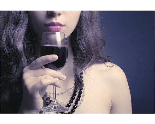 Tablou Canvas Wine & Pearls 60x90 Cm