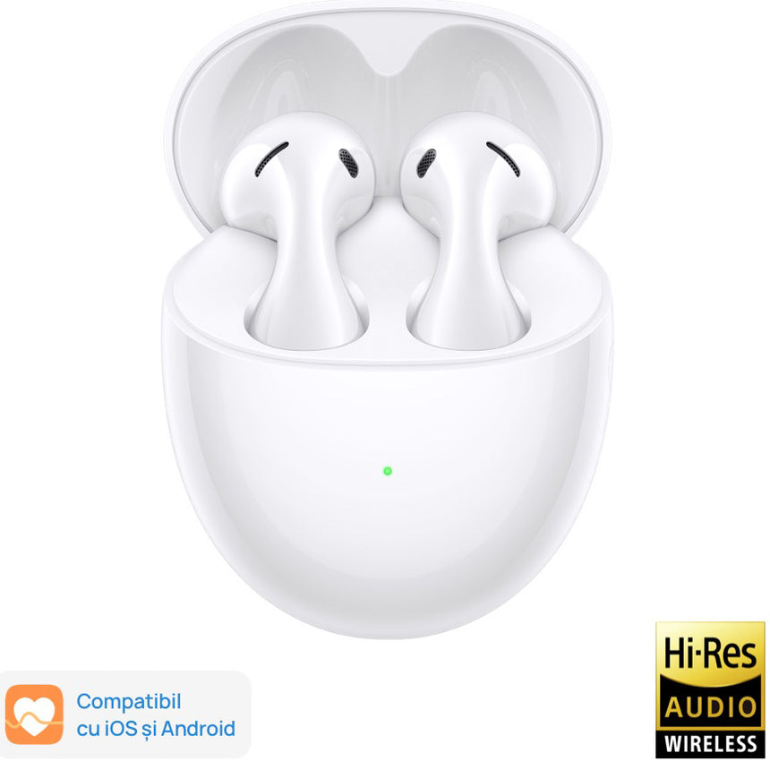 Casti wireless Huawei FreeBuds 5, Ceramic White