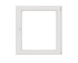 Fereastra Pvc Termopan 4 Camere 90x90 Cm Alba Dreapta Deschidere Simpla