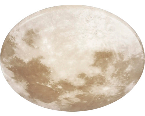 Plafoniera Cu Led Integrat Moonika 15w 1500 Lumeni, Protectie La Umiditate Ip44, Motiv Luna