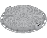 Capac VODALAND din Polipropilena Ø 800 mm PL600 H80 mm A15 Gri