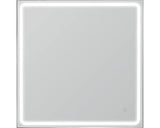 Oglinda Baie cu Iluminare LED Focco Mia 100x80 cm, Rama Neagra, IP 44