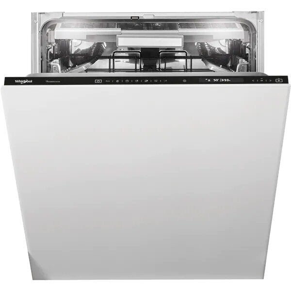 Masina de spalat vase incorporabila Whirlpool WIF5O41PLEGTS, 14 seturi, 11 programe, Clasa C, PowerClean Pro, Tehnologia al 6-lea Simt, Motor Inverter, Sistem Natural Dry, 60 cm