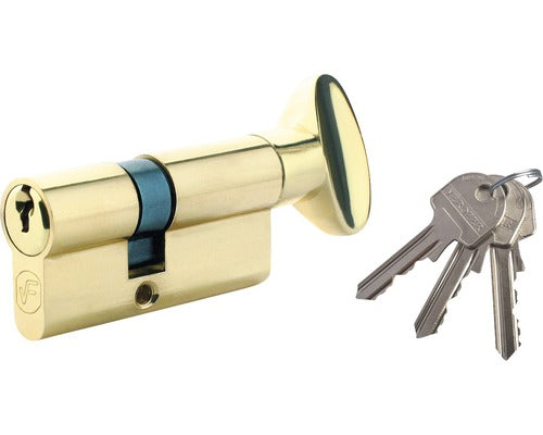 Cilindru De Siguranta Cu Buton Verofer C62c 30/b30 Mm, 3 Chei