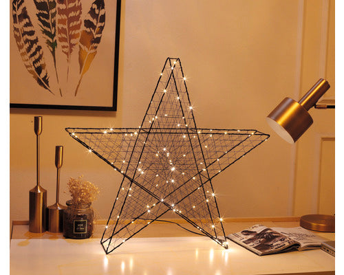 Stea 3d Lafiora Pentru Exterior 100 Led-uri 63x11x63 Cm