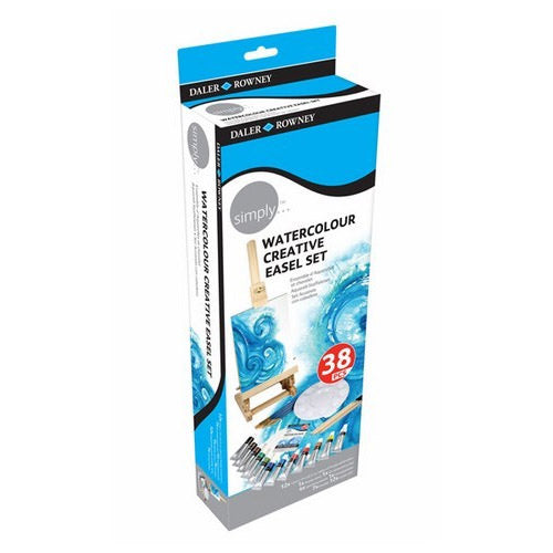 Set cu sevalet si culori acuarela Daler Rowney