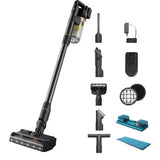 Aspirator Vertical PHILIPS Aqua Seria 7000 XC7057/01, 0.6l, 25.2 V, Autonomie max 80 min, PowerCyclone 12, Negru-Auriu