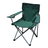 Scaun pliabil pentru picnic sau pescuit, Herum®, cadru metalic, 52 x 85 x 85 cm, Verde