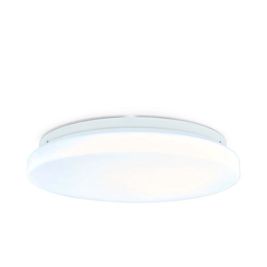 Plafoniera LED, NEDIS, 18W/230V, 3000/6500K, Wi-Fi, Clasa F, Plastic, Alb