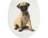 Capac WC ADOB Imola model catel, inchidere lenta, 45-46,5x38,5 cm