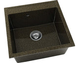 Chiuveta Bucatarie Cu O Cuva Fat Avangard 225 51x51 Cm, Fara Picurator, Granixit Brownie
