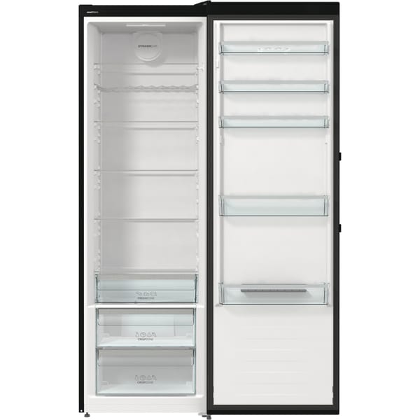 Frigider Gorenje R619EABK6 cu o singura usa, 398 l, clasa energetica E, 59,5 cm, Negru