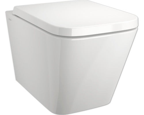 Vas WC Suspendat Jungborn Keona cu Capac Inclus, Alb
