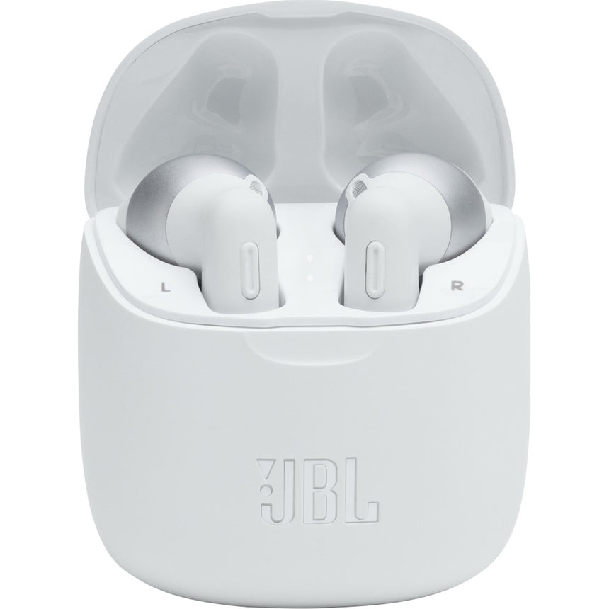 Casti Audio In Ear JBL Tune 225, True Wireless, Bluetooth, Autonomie 5 ore, Alb