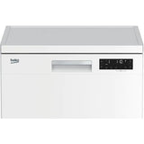 Masina de spalat vase Beko MDFN26431W, 14 seturi, 6 programe, Clasa D, SuperRinse, FlexibleHalfLoad, Quick&Shine, 60 cm, Alb