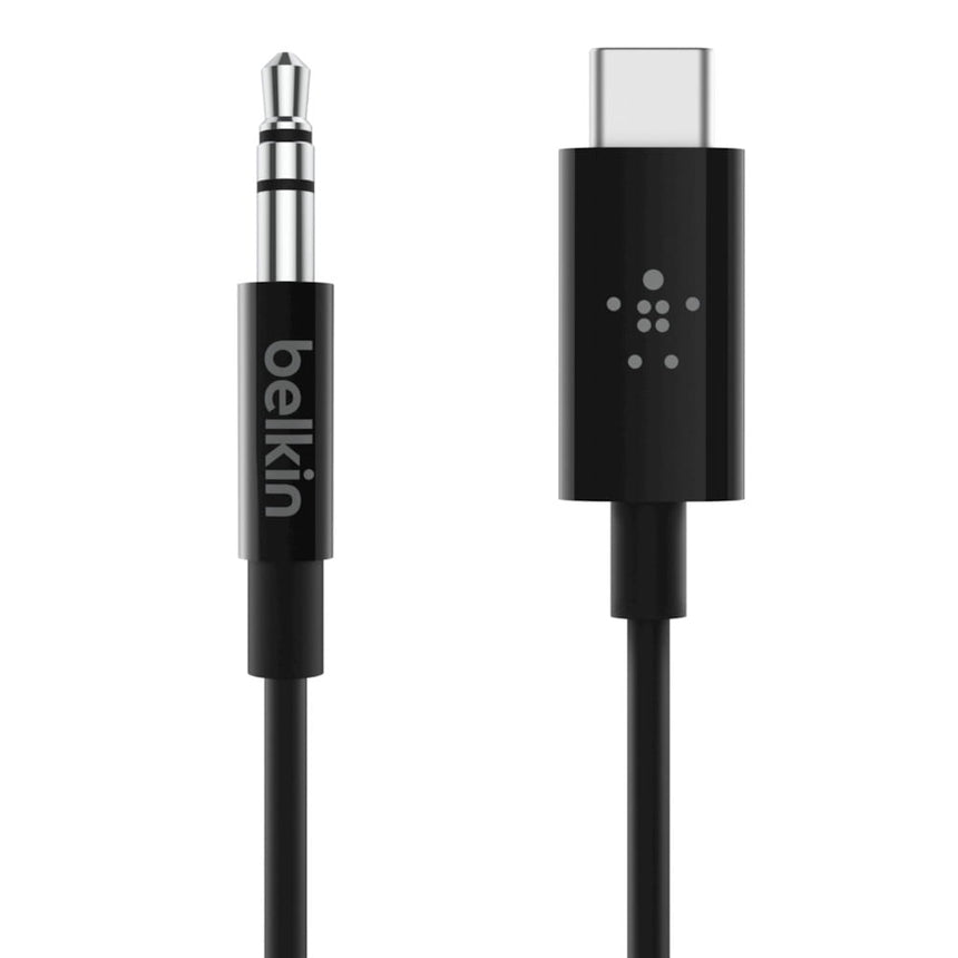 Cablu Belkin USB-C la audio 3,5 mm, 3 ft (aprox. 0,91 m)
