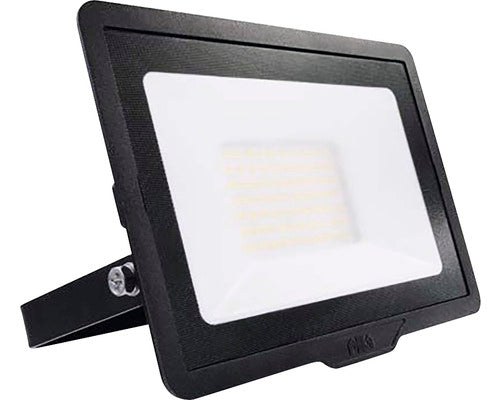 Proiector Led Exterior Pila 20w 1600 Lumeni Ip65, Lumina Calda, Negru