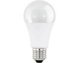 Bec Led Cu Senzor De Miscare Eglo E27 9w 830 Lumeni, Glob Mat A60, Lumina Calda