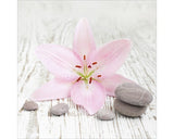 Tablou Sticla Pink Line 20x20 Cm