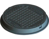 Capac Compozit VODALAND Ø 770 mm PL570 H 115 mm B125 Negru