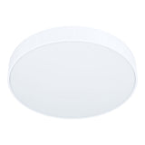 Plafoniera dimabila ZUBIETA-A, EGLO, LED, 18W, 1900 lm, 2700-6500 K, lumina calda, netra, rece, otel, plastic, alb, 30 cm diametru, telecomanda inclusa