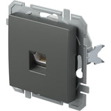 Priza date CAT5e KS RJ45 8/8, antracit, fara rama