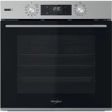 Cuptor incorporabil Whirlpool OMSK58RU1SX, clasa energetica A+, 71L, curatare priolitica si hidrolitica, negru/otel inoxidabil