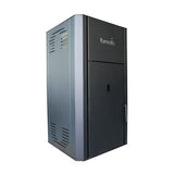 Centrala peleti Fornello Primo Pellet Black 25 kw, complet echipata pentru incalzire, pompa circulatie, vas expansiune, automatizare , telecomanda , buncar peleti 30 kg, tiraj fortat, culoare neagra, aprindere automata, pana la 160 mp