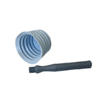 Ventuză pentru Desfundat Chiuveta, Mâner din Plastic Gri, Cauciuc Elastic cu Striații, Pompă Manuală pentru Desfundare