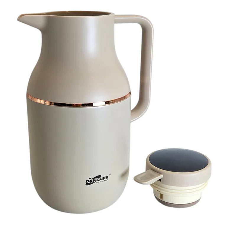 Cană Termos 1,6L cu Izolație Termică, Capac Etanș și Mâner Ergonomic, pentru Cafea, Ceai și Băuturi Calde sau Reci