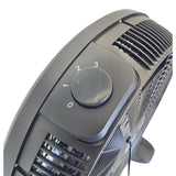 Ventilator Electric de Podea cu Suport, Circulație Eficientă a Aerului, pentru Casă și Birou, Negru