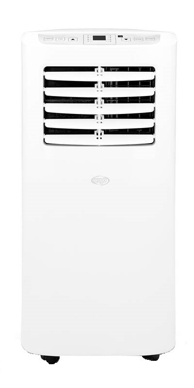 Aparat de aer conditionat mobil Argo Swan, 8000 BTU, Telecomanda, Display, Clasa A, Filtru lavabil, Auto restart, Dezumidificare, Timer, Functia Sleep, Tub evacuare inclus
