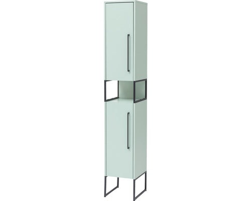 Dulap Baie Inalt Limone H300, 2 Usi, PAL, 183,4x33 cm, Verde Menta