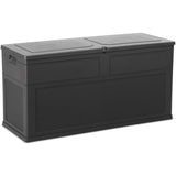 Lada depozitare gradina, Toomax Toscna, 320 litri, antracit, 119x46x60 cm