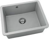 Chiuveta Bucatarie Cu O Cuva Fat Avangard 221 56x46 Cm, Fara Picurator, Montare Sub Blat, Fatgranit Grey