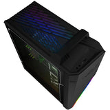 Sistem Desktop Gaming ASUS ROG Strix GA15 G15DK-R5800X2400, AMD Ryzen 7 5800X pana la 4.7GHz, 16GB, 1TB + SSD 1TB, NVIDIA GeForce RTX 3060 12GB, Free DOS, Negru