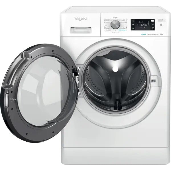 Masina de spalat, Whirlpool FFB 8469 BV EE, 8 kg, 1400 rpm, tehnologie 6th sense, 59,5 cm, clasa energetica A, alb