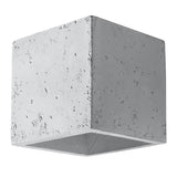 Aplica QUAD Sollux, GU10, LED, BETON, Boho design, Gri