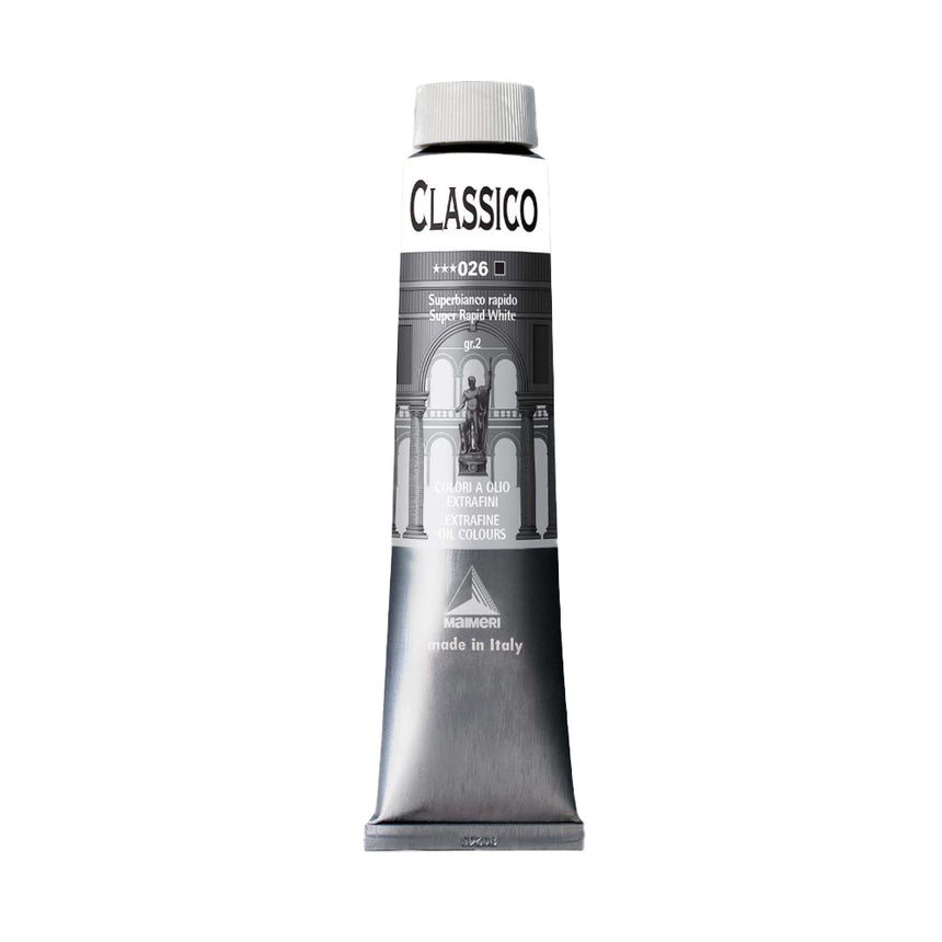 Vopsea in Ulei Classico Maimeri - Super Rapid White - 60 ml