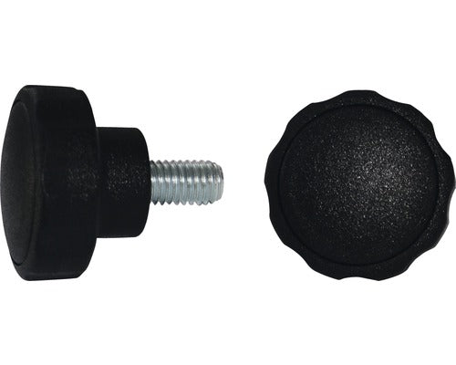 Suruburi Metrice Dresselhaus 6x14 Mm Ø40mm Otel & Plastic Negru, 20 Bucati, Pentru Infiletare Manuala