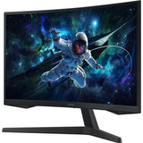 Monitor Gaming Curbat LED VA Samsung Odyssey G5 27", QHD (2560x1440), 165Hz, 1ms, AMD FreeSync™, HDR10, 1000R, HDMI, DIsplay Port, Jack, VESA, negru