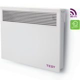 Convector de perete TESY LivEco Cloud, 1500W, control prin internet, aplicatie myTesy, functie AIRSAFE, CN 051 150 EI CLOUD AS W