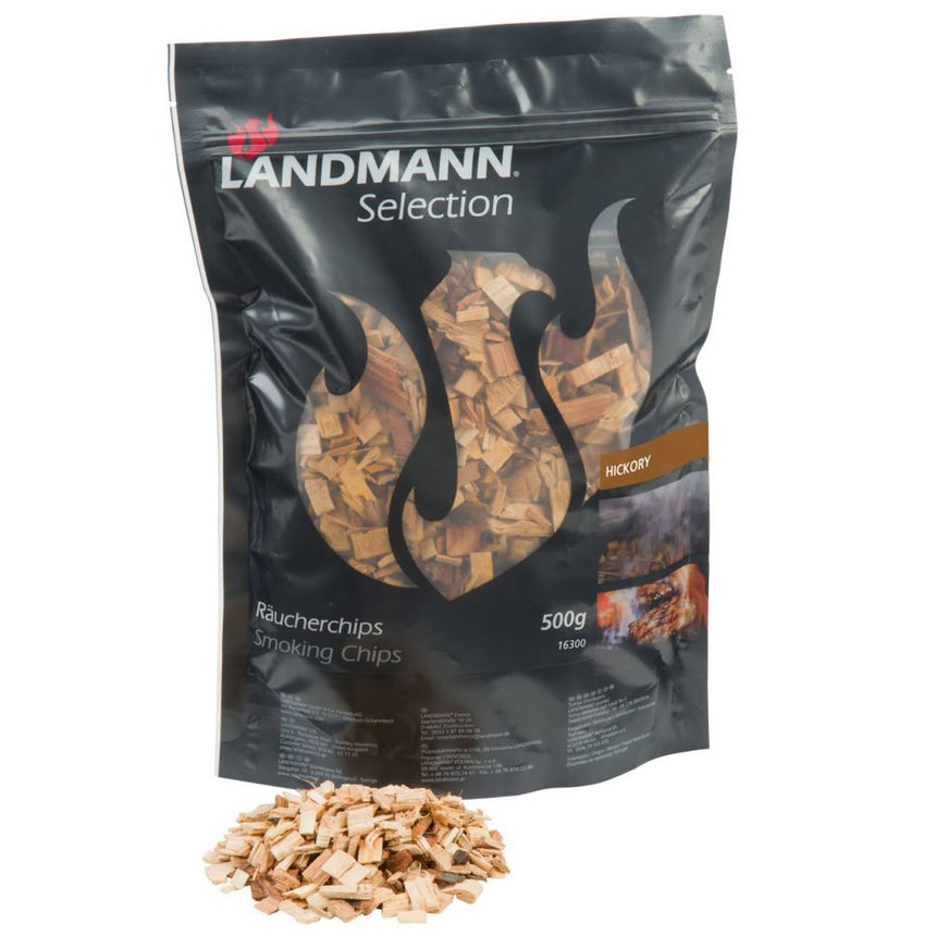 Aschii afumare Landmann, 500 g, lemn hickory
