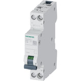 Siguranta electrica automata Siemens 5SL6016-7, latime 1 modul, 6kA, 1P+N, caracteristica C, 16A