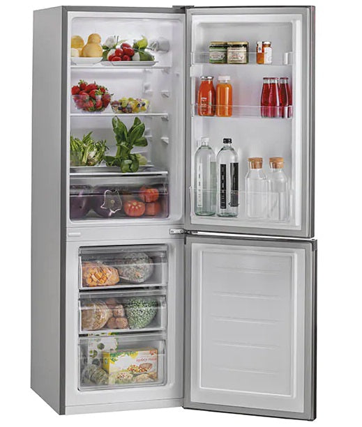 Combina frigorifica CANDY CMCL 4144S, 157 l, H 144 cm, Clasa A++, Argintiu