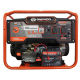 Generator curent electric cu stabilizator de tensiune (AVR) Daewoo GDK5000E, 15 CP, 5000 W, 420 CC, protectie termica, senzor ulei, roti transport, pornire electrica, 25 l benzina, 20 h autonomie maxima