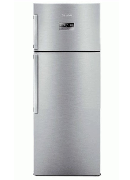 Frigider cu doua usi GRUNDIG GDN 17920 FX, Duo-Cooling No Frost, 475 l, H 193 cm, Clasa A++, Inox